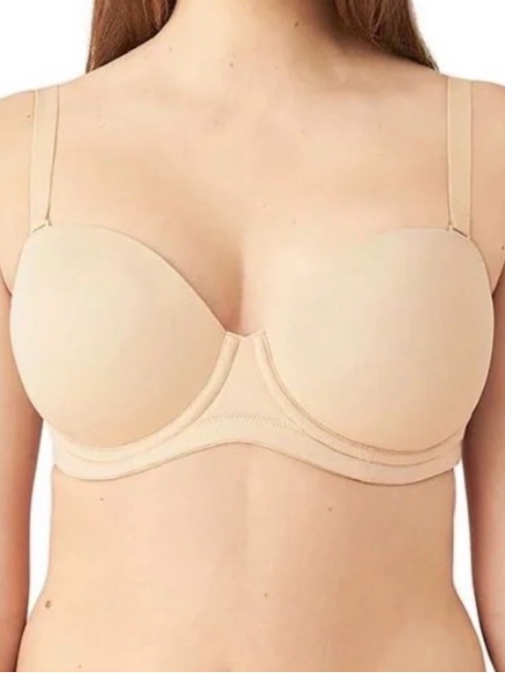 Wacoal 854119 Red Carpet Convertible Strapless bra nude/beige 34H - Picture 4 of 6